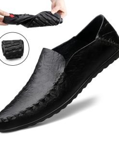 Genuine Leather Loafers for Men