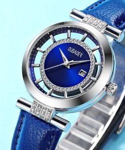 Transparent Dial and Leather Band Watches